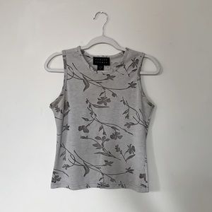 90s Semi sheer sleeveless top by Finiti Studio